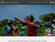 Tablet Screenshot of drkfoundation.org